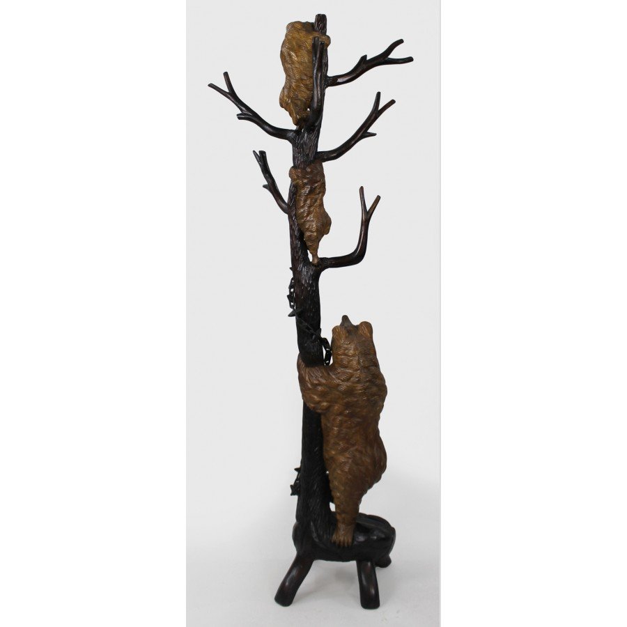19th Century Black Forest Carved Bear Coat Stand